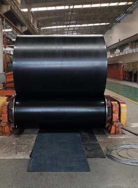 厂家供应聚酯EP100输送带 耐磨橡胶运输带织物芯矿山环形输送带