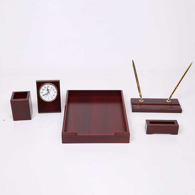 新款办公桌摆件办公桌高档装饰品老板桌文台收纳笔筒创意桌面用品