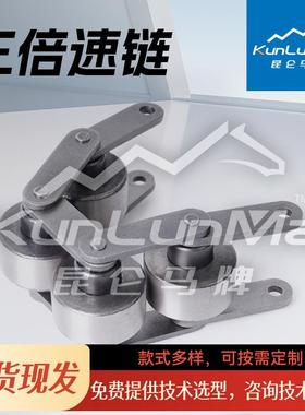 三倍速链条BS30-C212A全钢制/重载型倍数链/输送线倍数链厂家直销