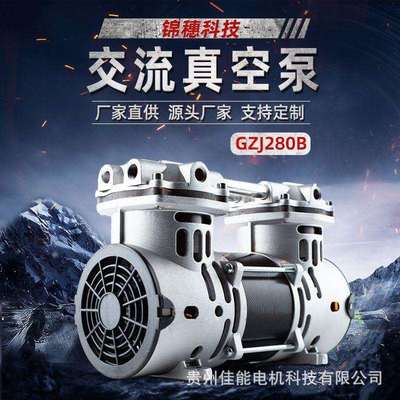 锦穗科技220V50Hz310W真空泵静音小型真空泵无油真空泵微型负压泵