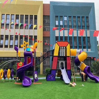 沃达夫儿童滑梯户家用塑料滑滑孩子梯游乐场不锈钢滑滑梯