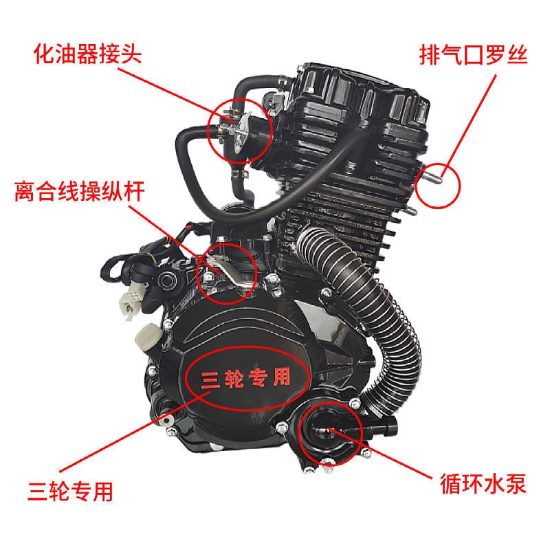 摩托车发动机[捍威300水冷]三轮车发动机