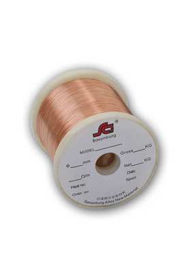 Saxonburg沙森堡铁铜镍电热丝CuNi6电阻丝发热丝加热丝圆丝绕丝