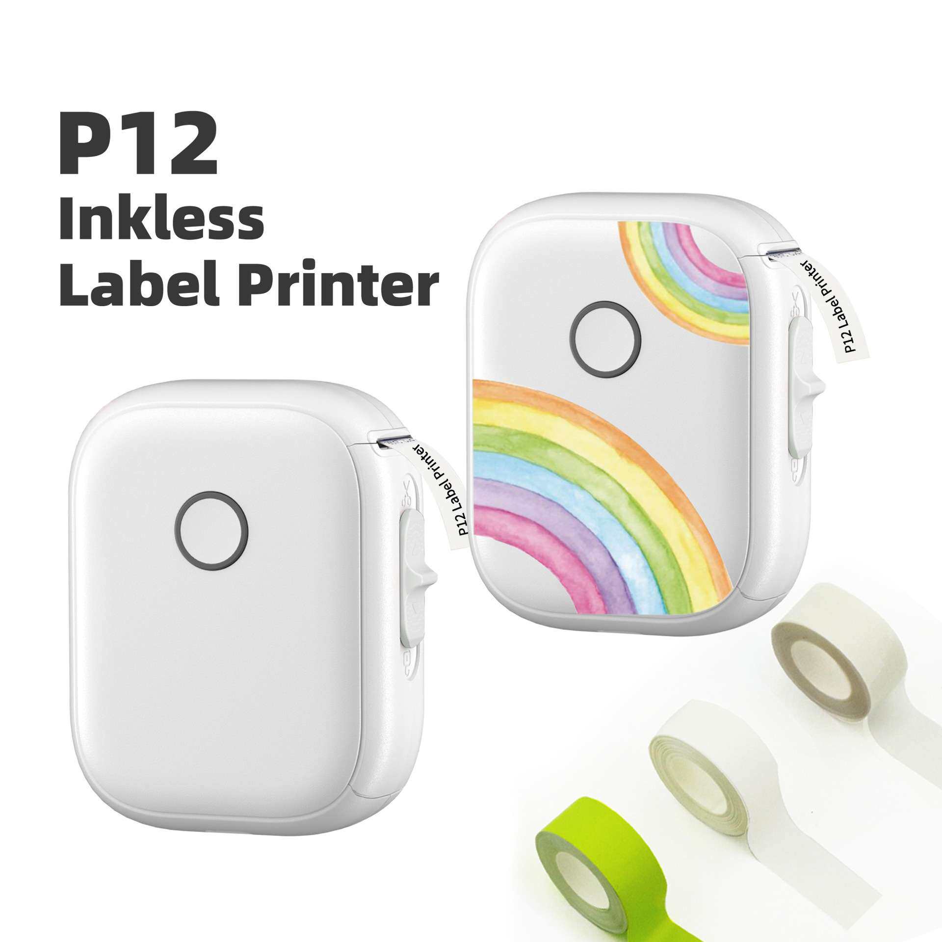 Mini Printer Barcode Name Price Tag Thermal Label Printer