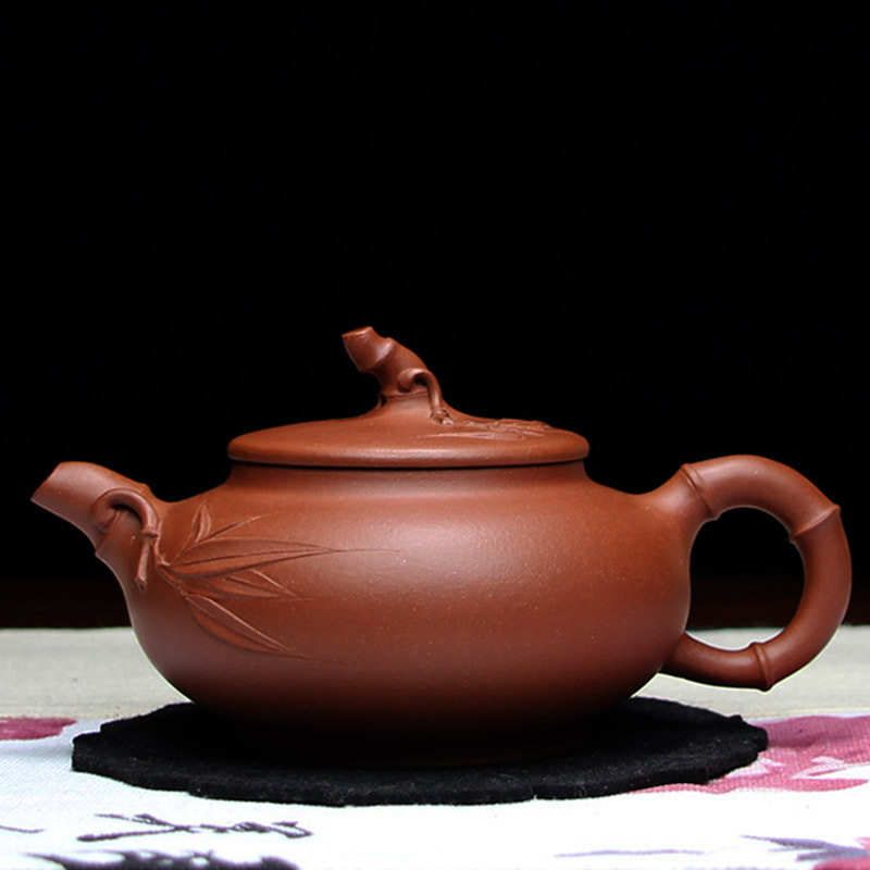 宜兴紫砂壶泡茶壶名家精品手工茶具批发代发正宗底槽青春竹壶