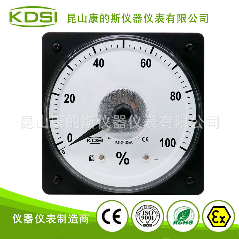 供应指针式负载表LS-110DC4-20mA100百分比表船用电流表头
