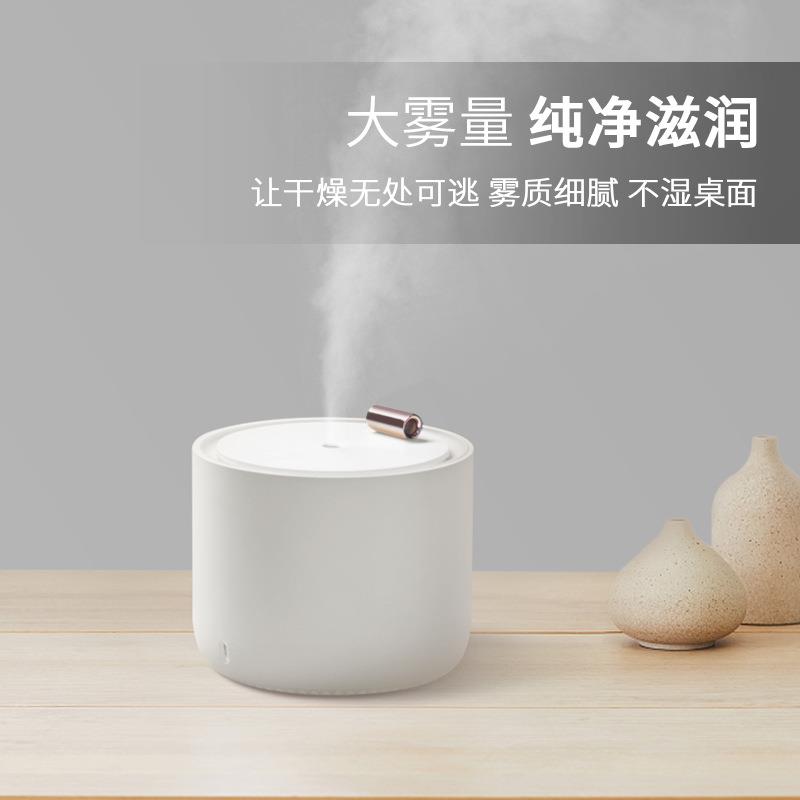 新款迷你加湿器USB创意车载加湿器家用七彩夜灯静音大雾量加湿器