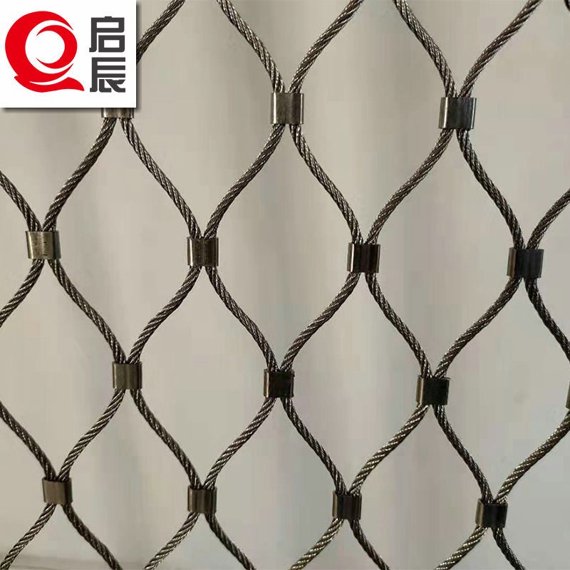 304 316L不锈钢绳网 楼梯围栏网编织卡扣定制 生产厂家