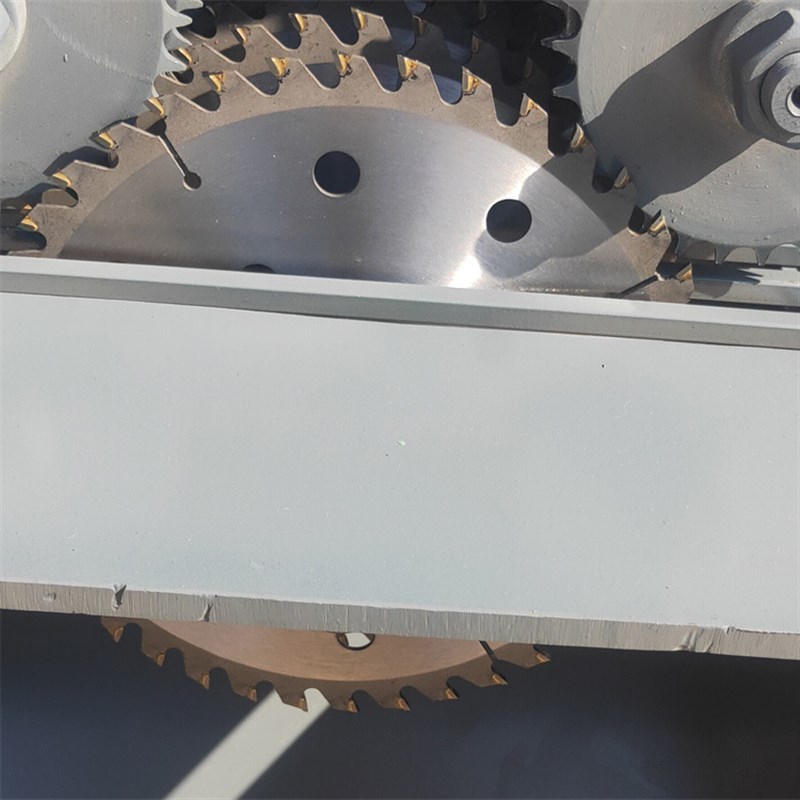 小型木工简易多片锯木条锯家用圆木机械设备全自动圆木方木多片锯