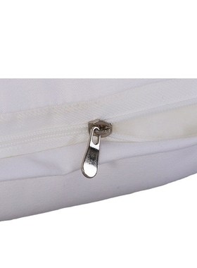 2020年新款重磅斜纹磨毛超细羽丝绒水洗枕头枕芯白色48x74cm/一只