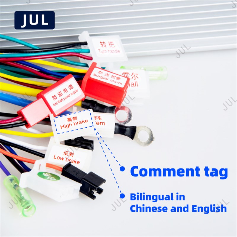 现货黑金三模正弦波静音电动车控制器36V48V60V72V通用