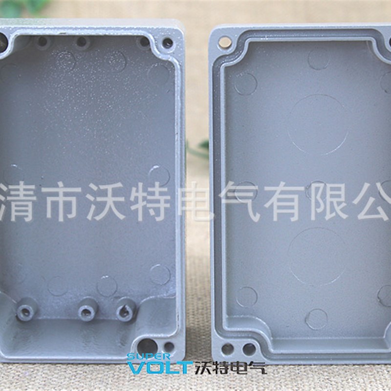 125*80*58铸铝防水铝盒 过线盒端子盒 室外接线盒 铝制金属