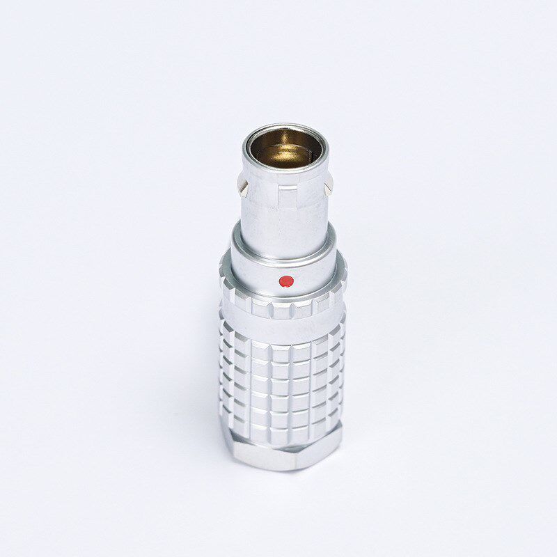 兼容LEMO雷莫1BFGG连接器FHG.1B0B2B2芯金属弯头电线连接器航插头