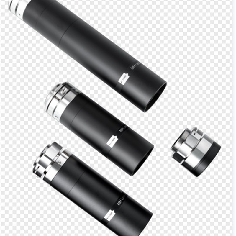 国产工业相机镜头工作距150-300mm带同轴光源C口灿锐远心镜头