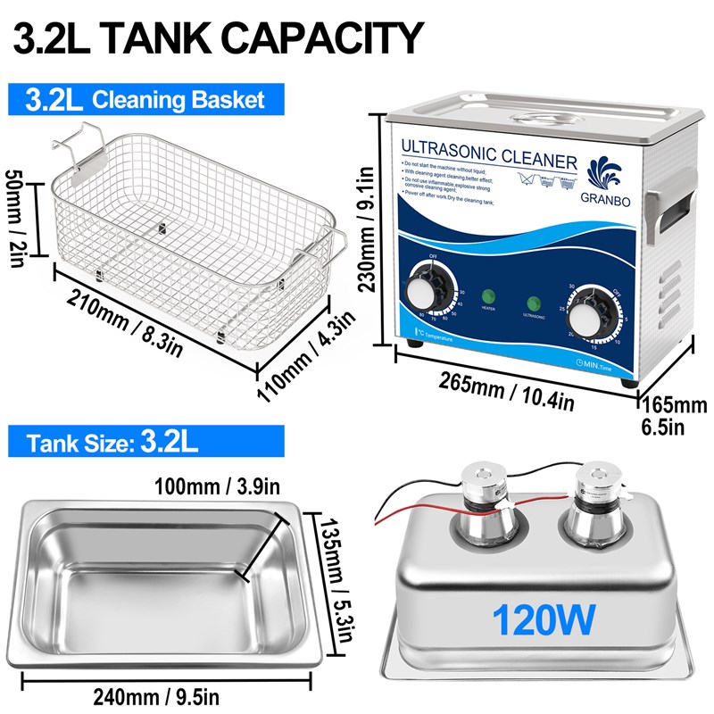 小型超声波清洗机电路板工业五金汽配首饰3L深圳全自动