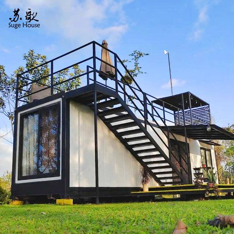 全新可移动网红创意集装箱民宿酒店设计建造预支模块化房屋阳光房