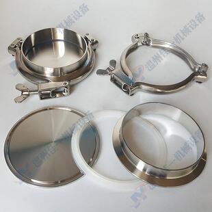 直销不锈钢轻型冲压卡箍三节冲压卡箍四件套快装卡箍接头