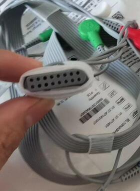 适用于理邦EDANSE-2003SE-2012动态心电图导联线排线电缆