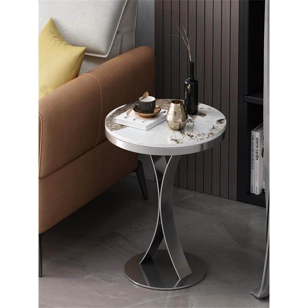 北欧轻奢沙发边几边柜岩板角几网红简约小户型客厅圆桌茶几金黑色,机械设备,其他机械设备,淘宝优惠券,粉丝福利购,淘宝优惠卷