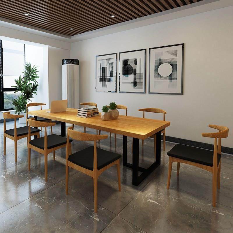 简约多人实木工作台现代公司职员长方形办公桌会议室培训接待桌椅,纺织面料/辅料/配套,纺织机械配件,淘宝优惠券,粉丝福利购,淘宝优惠卷