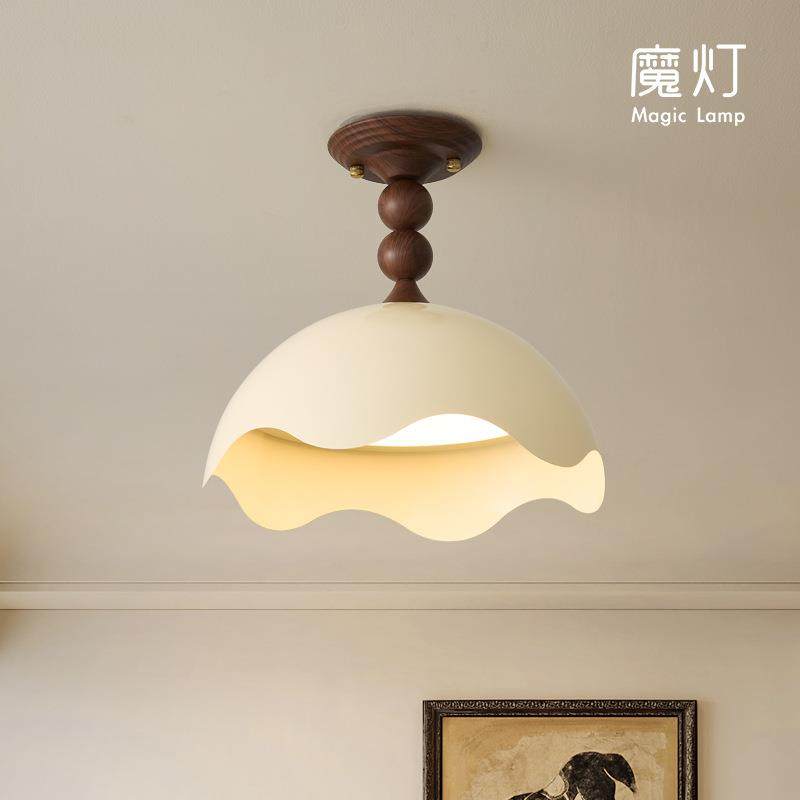 法式奶油风卧室灯2024新款设计师创意原木风蛋壳吸顶灯中古房间灯,纺织面料/辅料/配套,纺织机械配件,淘宝优惠券,粉丝福利购,淘宝优惠卷