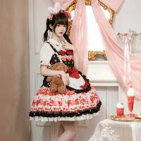 Original genuine Lolita [Naming in Progress] Christmas and New Year lo dress, sweet and cute princess style jsk Lolita thumbnail 4