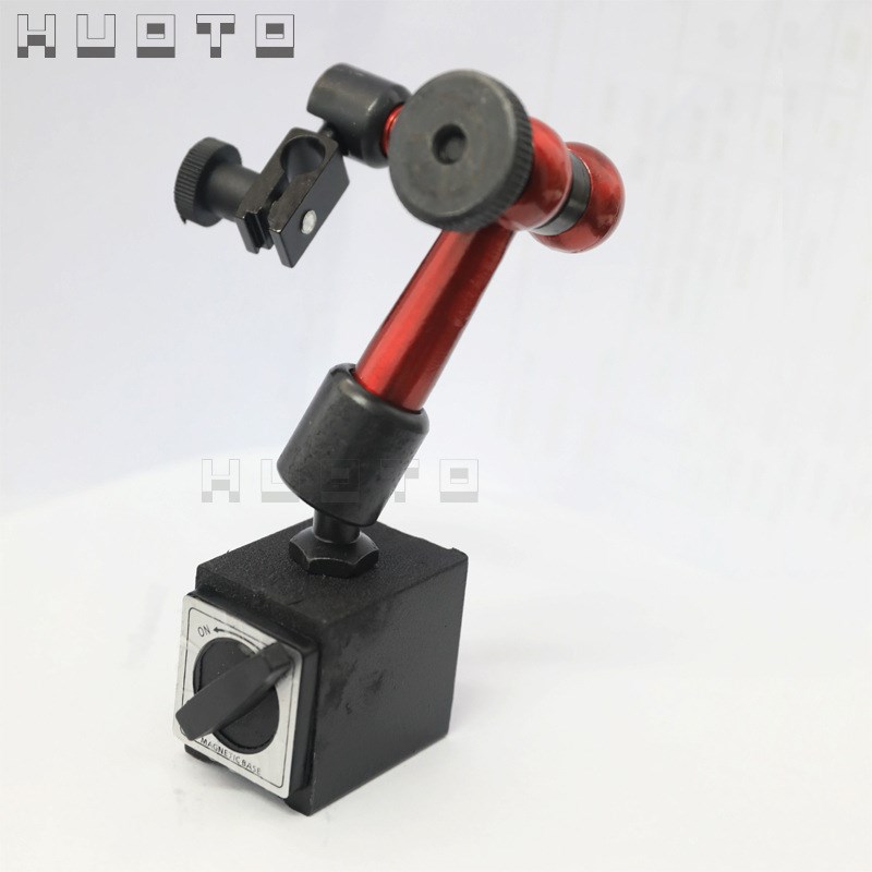 HUOTO迷你万向磁力表座磁性表座杠杆百分表座 磁力表座