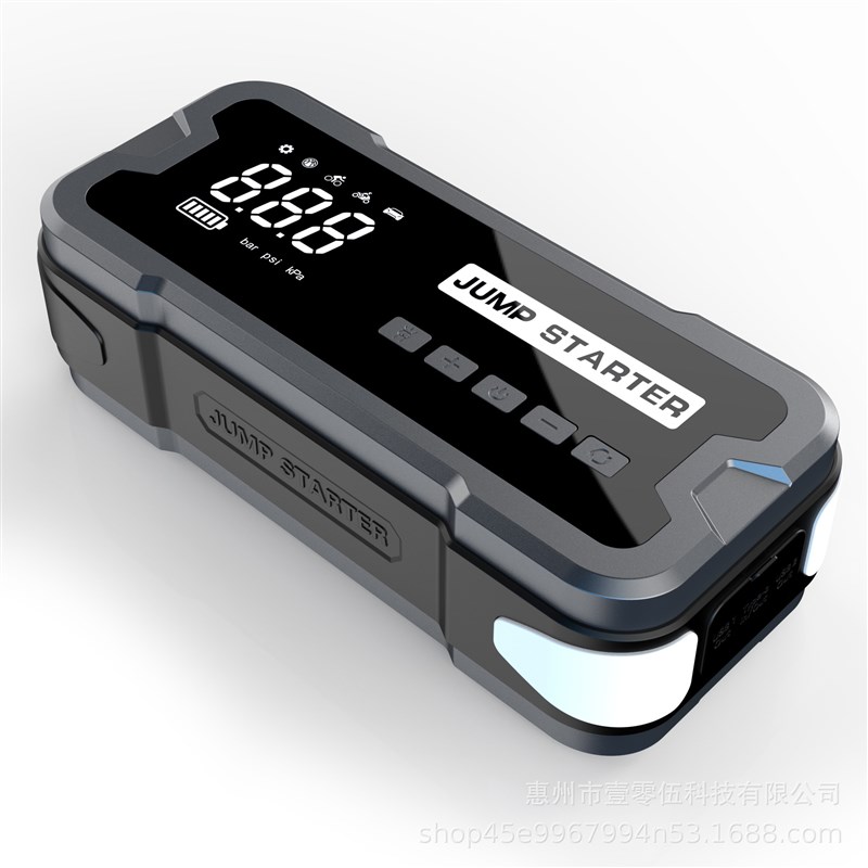 车载充气泵搭电一体 12V便携式无线汽车电动车打气泵25缸