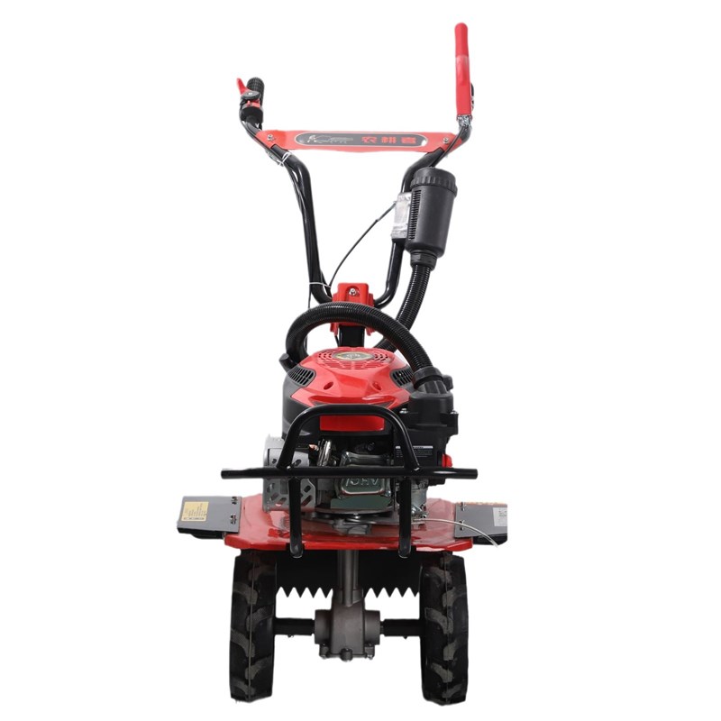 手推式微耕机水旱两用四冲程大马力多功能农用耕地机汽油锄草机