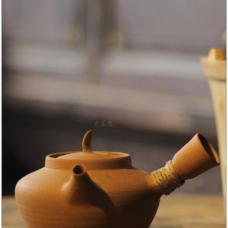 【苏章睦 古早薄铫】古陶老茶鬼 潮州手拉薄锅仔 工夫茶器 煮水壶