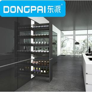 东派-全铝高身侧拉篮200柜体-4层(全通透)厨房橱柜高柜拉篮收纳