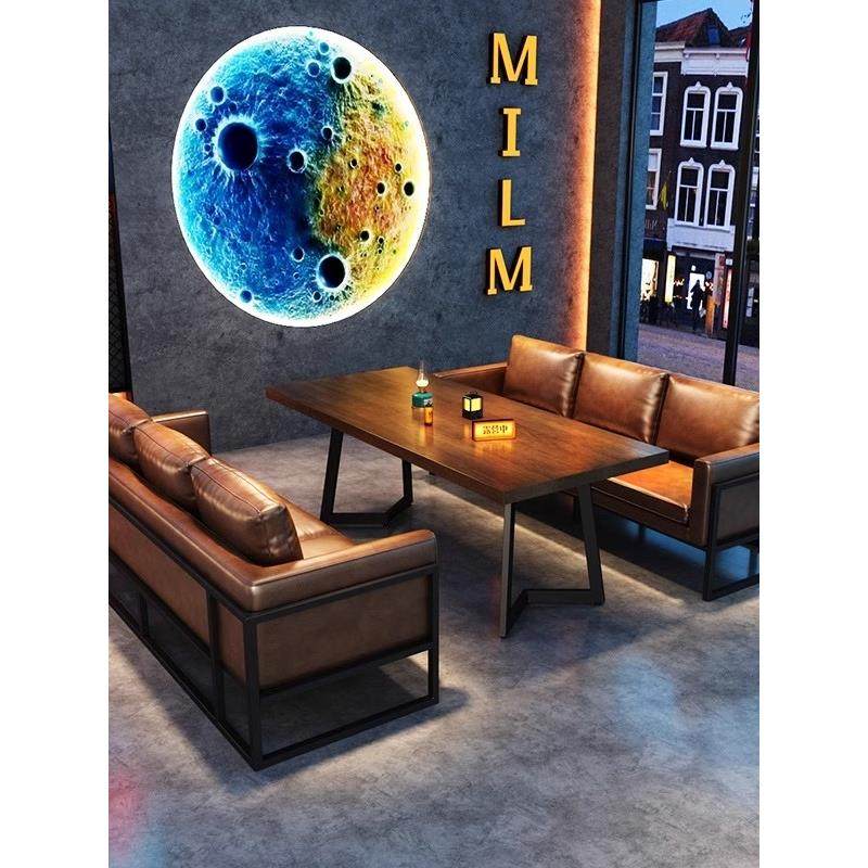 工业风酒馆咖啡厅酒吧沙发桌椅烧烤店火锅西餐厅餐吧清吧卡座沙发,电子元器件市场,其它元器件,淘宝优惠券,粉丝福利购,淘宝优惠卷