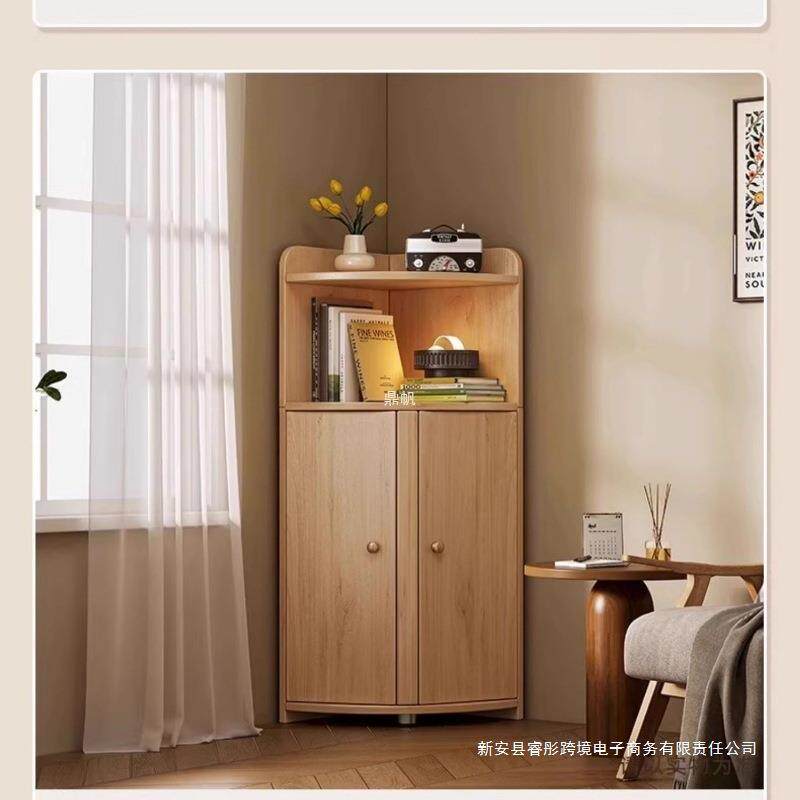 书柜转角置物架落地书架三角形墙角柜度墙边拐角收纳柜靠墙角落