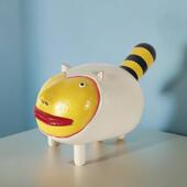 创房意大嘴巴猫抽象动物塑样板间客3850厅装 雕饰家摆件儿童书柜居