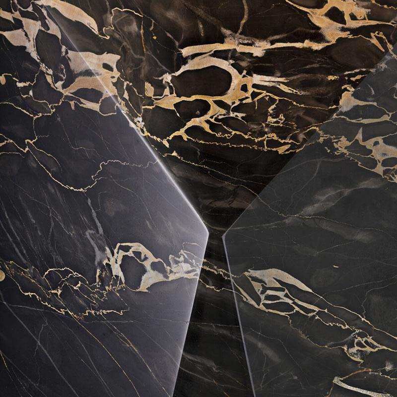 后现代复古不锈钢做旧灯罩创意大理石真石材私宅别墅装饰台灯