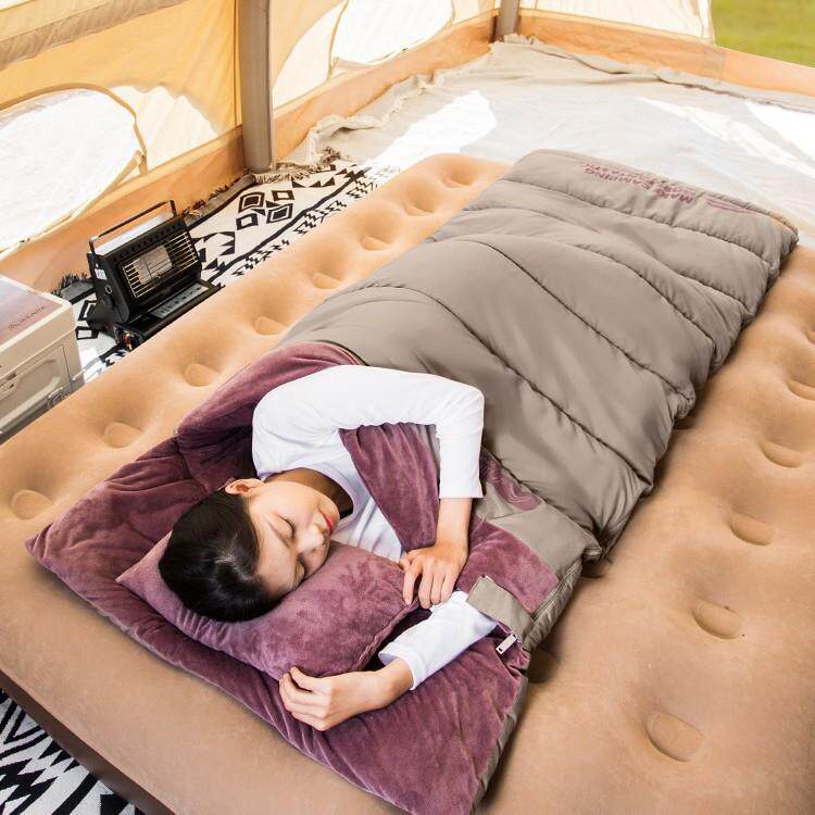 北山狼加绒四季通用睡袋成人户外露营冬季加厚防寒被子单人便携式