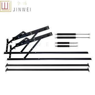 金玮源头厂家平移气动杆排骨架高箱床升降气动液压杆支架铰链