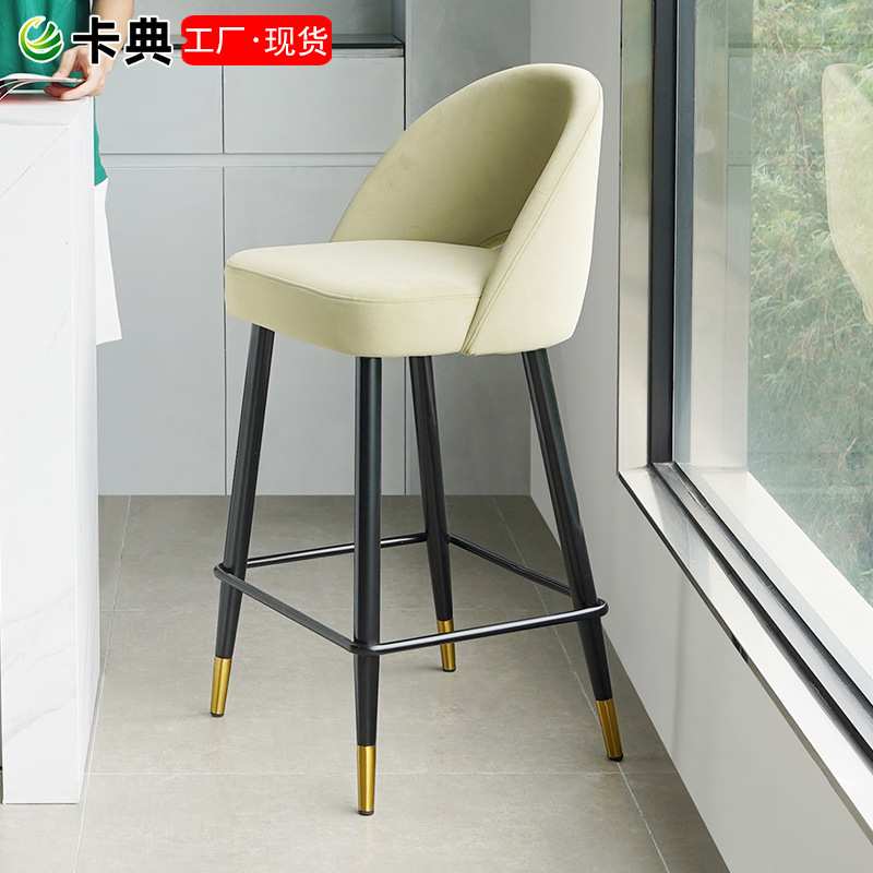 吧凳升降吧台餐椅吧台椅家用轻奢高脚椅现代简约酒吧前台高脚凳子