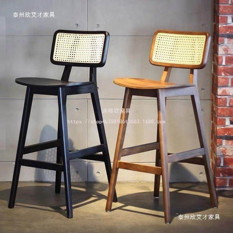 速晓钦北欧吧台椅藤编色胡桃简约实木吧台椅网红,玩具/童车/益智/积木/模型,毛绒/玩偶/公仔/布艺类玩具,淘宝优惠券,粉丝福利购,淘宝优惠卷