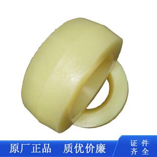 矿用罐笼箕斗罐耳圈L30耐磨聚氨酯胶轮300mm滚轮罐耳轮皮