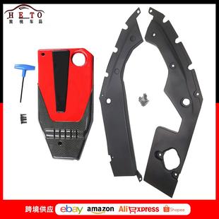 适用16-21款十代思域改装发动机罩装饰叶子板机舱盖板引擎保护盖