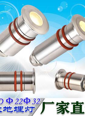 LED地埋灯1WIP68防水泳池灯热销CE认证草坪花园水池灯水景