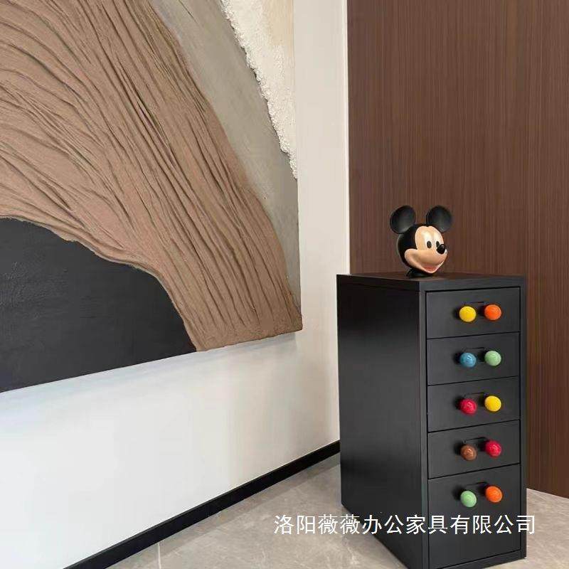 多层收纳抽屉铁艺储物柜客厅电视柜旁边落地摆件艺术高级感装饰品