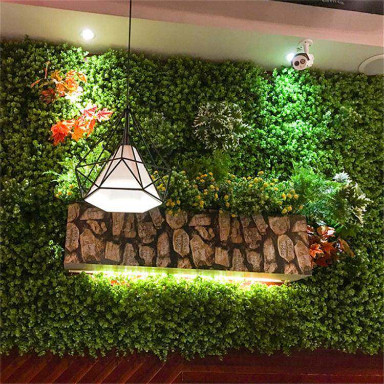 室内绿色植物装饰摆件仿真植物墙环保美观塑胶仿真草坪仿真植物墙
