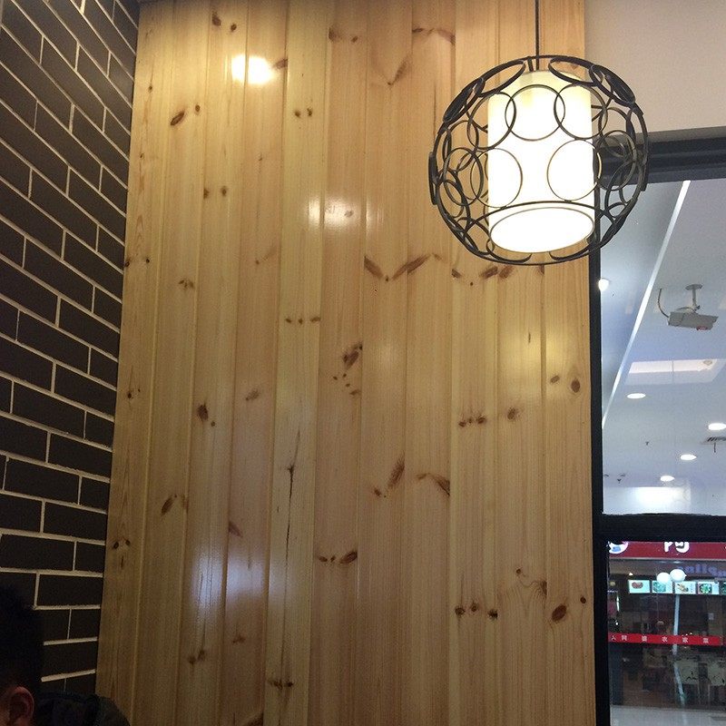 免漆桑拿板 樟子松防腐木扣板护墙板 室内实木吊顶木板墙裙墙面板