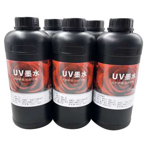 图彩理光G5i硬性uv墨水适用理光g5i喷头光固化3D油墨中性平板卷材