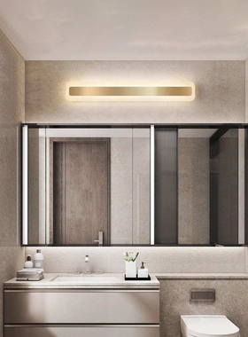 镜前灯简约现代led浴室卫生间创意个性长条镜壁灯北欧化妆镜柜灯