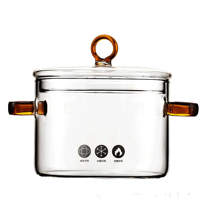 玻璃消毒锅茶具茶洗带盖洗茶器可明火耐高温特大号电陶炉煮茶杯器