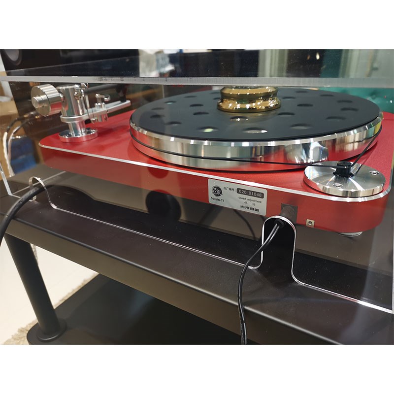 吉来黑胶唱片机专用保护盖子订制透明可定制留声机亚克力防尘罩