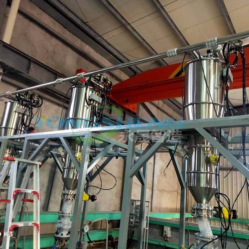 磷酸铁锂吨包拆包投料输送系统连续式密闭无尘真空粉末上料机